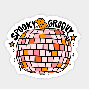 Spooky and Groovy Sticker